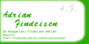 adrian findeisen business card