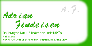 adrian findeisen business card